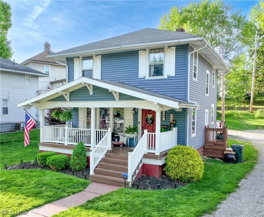 Charming move-in ready home on conveniently located Stewart Ave. This home features an eat-in kitchen and living area on the main floor, along with first floor laundry combined with a half bath. The second floor features 3 bedrooms and a full bath. The basement is currently being used for storage and a work-out area. The home was fully remodeled in 2016 with new siding, new roof, plumbing, pex water lines and new flooring. All kitchen appliances are stainless steel and will stay with the home along with the washer and dryer.