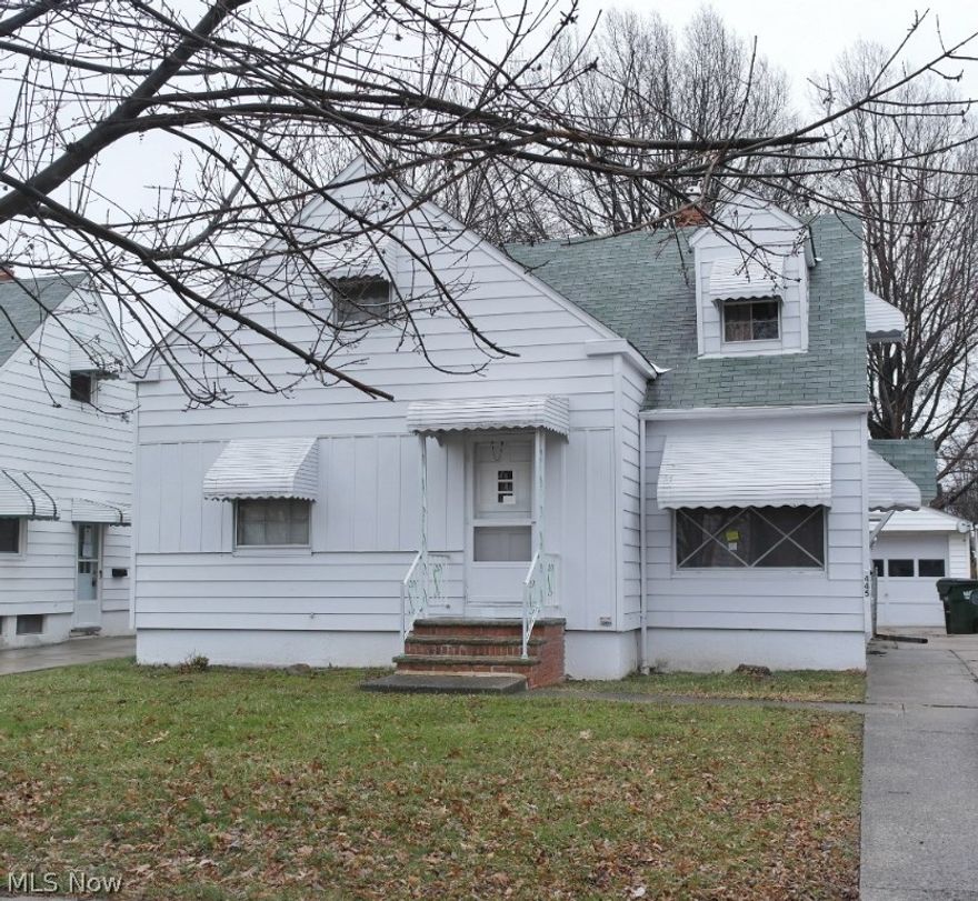 3 bedroom bungalow with loads of potential. First floor family room  w/ access through sliders to the fully fenced in back yard. Sprawling master on the second floor with several built -ins and dual closets. Two nicely appointed bedrooms on the first floor. Spacious basement with an additional full bathroom. Glass block windows. This is a great opportunity. Subject to bank approval of short sale.