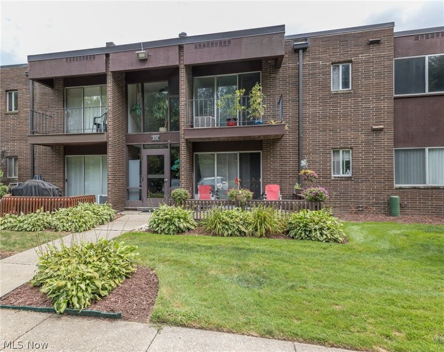 Adorable, roomy one bedroom, first floor condo available for immediate move in!  Cheaper to buy vs rent at this attractive price point.  Tucked away in the back of the development puts this condo in an ideal location.  Cute patio located just off the living room and is just steps away from the pool for your convenience. Quaint kitchen with ample counter top and cabinet space.  Oversized bedroom with walk in closet.  Shared laundry available on the the first floor along with one storage unit.  Dedicated parking spot available just outside the front of the building. Only pay for electric, cable and internet.  Water, sewer, gas and heat included in monthly maintenance fee.  Easy to show!