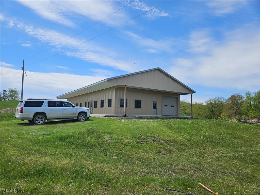 SECLUDED 110 ACRE DEER HUNTER PARADISE!!! Partially finished Barndominium with attached Drive Thru garage. Adjacent detached barn. Includes a 3 bedroom cabin. Small pond, creek and many natural springs. Transferrable income opportunities established from 2 oil rigs, hay bailing lease and hunting guide lease. Mineral rights are included with purchase.