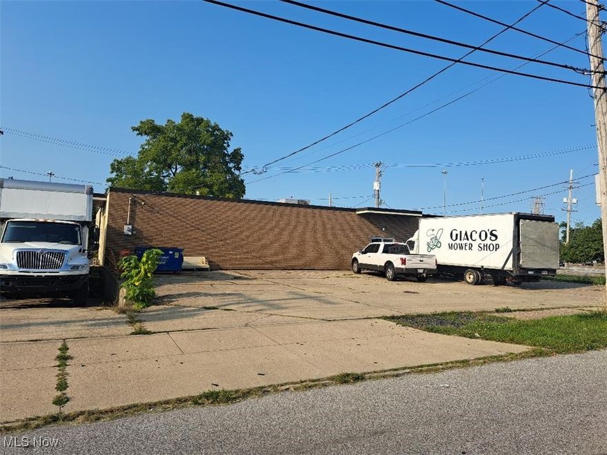 One is zoned residential and is vacant the other has the industrial 4,500 sf Building on it with 7 parking spaces and it has a truck dock. Electric 200 amp.