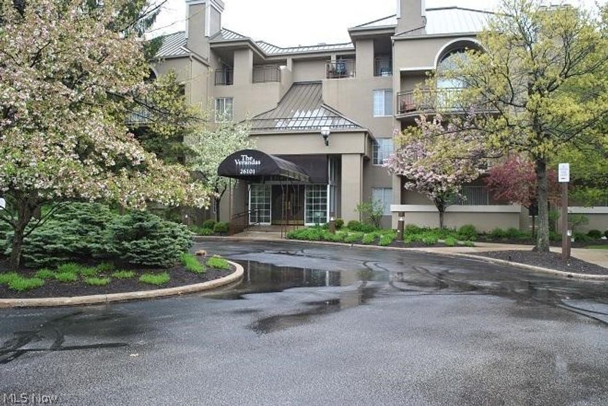 Lovely contemporary two bedroom, two bath in a desirable gated community of The Village in Beachwood. Bright and neutral. Move in ready. Updated kitchen. All appliances stay. Master Bedroom with its own bath. Patio off the dining area. Don't miss this opportunity.