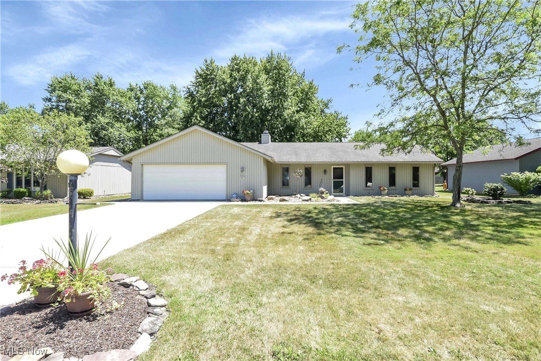 Prepare to be moved! Welcome to 9741 Pebble Brook Lane, Strongsville, OH 44149 — a lovingly maintained one-story Bob Schmitt home with a large addition and abundant storage throughout, offering uniqueness over most homes in the neighborhood. You’re greeted by the inviting warmth of wood tones and a centrally located wood-burning fireplace that creates a cozy family room. The kitchen reveals ample counter space and cabinetry, great for any home cook or entertainer. The dining room offers an inviting space for hosting family meals. The expansive billiard room, designed for entertaining and socializing is another great feature. The living room provides another area for relaxation or entertaining. This home is completed by three generously sized bedrooms and a laundry room. The primary bedroom includes a walk-in closet, direct access to the outdoor patio, and a full ensuite bathroom. The remaining two bedrooms share an additional full bath and are perfect for guests, or a home office setup. The laundry room features upper cabinets, a utility sink, and extra storage. Upgrades and additions include an internal and external wired speaker system, newer carpet installed in the 2nd and 3rd bedrooms (2024), family room carpet (2021), a sliding door with a transferable lifetime warranty (2023), driveway (2016), newly installed vent-out bathroom fans (2024), and more! Sellers also had a pre-inspection done for full transparency! (Report is available to view) The outdoor space is equally impressive, offering a backyard with mature trees— providing the perfect setting for relaxing or further customization. The neighborhood features wide sidewalks, mature trees, and a tranquil, park-like atmosphere. Also enjoy access to an Olympic-size swimming pool located within the development. Situated with close access to I-80, Mill Stream Run Reservation, Cleveland Hopkins Airport, and nearby golf courses. Live large on one level — with space to entertain, relax, and make lasting memories.