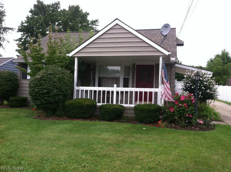 Very nice, updated, three bedroom home. Spacious living room with bay window. You will fall in love with the kitchen - Kraft Made cabinetry, stainless steel appliances, (range, refrigerator, microwave, and dishwasher), ceramic tile flooring, and pantry!  Two full updated baths! The finished basement gives lots of room and options. Family room, office, craft room - whatever you need! Two bedrooms on the main floor and a spacious third bedroom on the second floor, that has plenty of area for a TV area or play room! Large two car detached garage!  Great location!