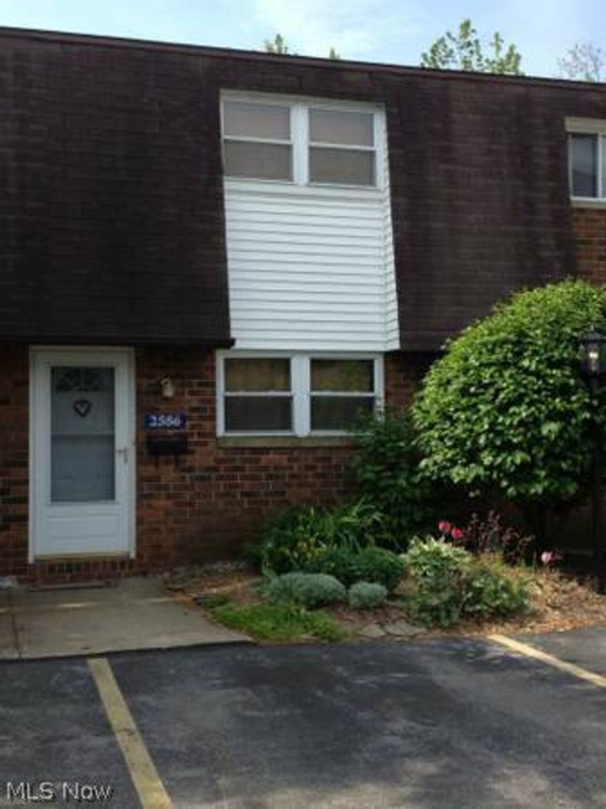 Two bedroom, 1.5 bath condominium in Devonshire Meadows. First floor has living room, half bath, and eat-in kitchen with all appliances and access to private patio. Washer and dryer hookup, and newer hot water tank. Upstairs are two bedrooms with newer carpet and windows. Two assigned parking spots right at the front door! Plus the amenities of Devonshire Meadows: swimming pool, tennis courts, walking trails, fishing ponds, exercise room, and large clubhouse. Short distance to Avon Commons, I-90, and great Avon schools! Land contract or selling financing available! Call today to show!