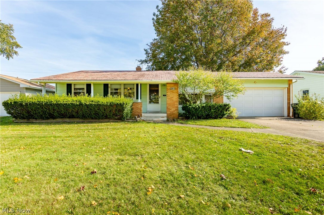 Charming 3 bed, 1 bath, Fairview Park ranch home located on a quiet street close to dinning, entertainment, shopping,
Metroparks, and highways.This ranch has a great, open layout, including a formal dining room with eat in kitchen, full
basement with laundry and bathroom area. You will also find a spacious 2 car, attached garage, and a nice treed lot for
your family and entertaining. Schedule your private showing, and make this home yours! More pictures to come.