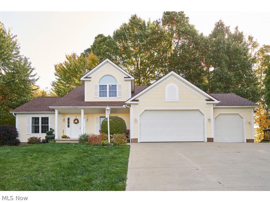 Welcome Home! This Immaculately maintained property, located in Mill Run Estates offers everything you can ask for. This 2,350 sq ft 3 BDRM, 3.5 Bath, Colonial is a prime example of pride of ownership. Furnace, air conditioning, water heater, and 30-year Architectural shingles with a transferrable warranty were replaced in 2021. Stanek Windows, gutter guards, hardscape rebuild and so many more updates over the last ten years. As you pull up you will fall in love with the curb appeal. The property offers a picturesque backdrop sitting high up from the street. Upon entering you are greeted with an abundance of natural light and a floor to ceiling fireplace with vaulted ceilings. The first floor features a wood burning fireplace, First floor master suite, dining room, kitchen with wrap around windows overlooking the backyard. Right off the oversized 3 car garage w/ epoxy flooring is a mud/laundry room, and half bath. Upstairs you have a bonus space perfect for an at home office or additional family room. There are two generously sized bdrms and a full bth on the second floor. The walk out basement features 1,100 sq ft of finished space. Included in this space is a remote-controlled gas fireplace, basement bar perfect for entertainment, and a full bathroom. The private backyard features a composite deck, back patio right off the walk out basement with a fire pit, storage shed, and playset. You really must see this property in person. Call today to schedule your private showing.