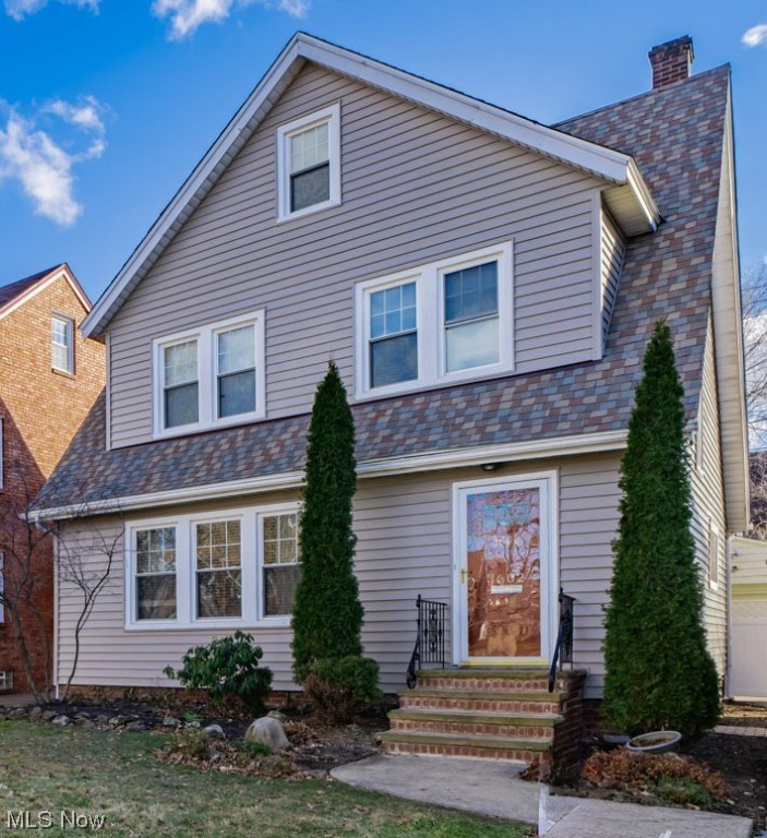 Absolutely Charming Colonial in the Heart of Cleveland Heights. CHECK OUT THE 360 DEGREE VIRTUAL TOUR!!! Light Filled 1st Floor w/ Gorgeous Hardwood Floors. Living Room w/ Fireplace opens to the formal dining room. A 4 season sun room is off of the dining room looking over the private fenced in backyard. Updated Eat-in Kitchen w/ Granite Countertops, Custom Maple Cabinetry, Glass Tile Backsplash, & Stainless Steel Appliances. The 2nd Level features three bedrooms w/ the largest spanning the front of the home featuring two large closets. Updated Full Bath on 2nd w/ multiple shower heads and granite top vanity. Finished 3rd Floor features Vaulted Ceilings, a Skylight, Exposed Brick, and an onsuite full bath. Lower Level is partially finished w/ an additional kitchenette and/or bar area, laundry, a half bath, and plenty of storage. New Siding on the Home and new Roof on the Home and Garage. Newer Windows Throughout. Newer A/C. Newer Carpet throughout 2nd Floor. Minutes from Cleveland Clinic, UH, University Circle, Area Shopping, Dining, & Entertainment. Home Warranty Included. Call for Your Private Showing before it is SOLD!