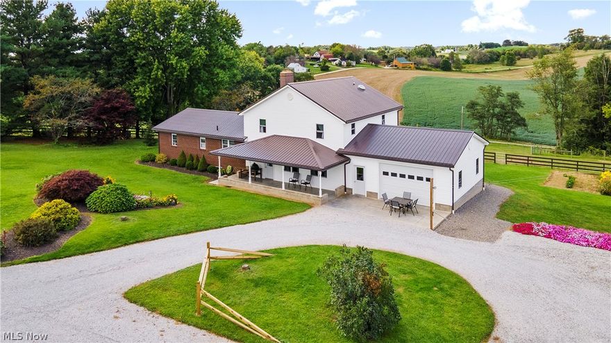 31.5 Acre Horse Farm In Southern Carroll County! Nestled on top of a ridge next to Kilgore is a hidden gem that seems hard to find these days. An outstanding home and set of buildings that are second to none! The surrounding views are beautiful and serenity is found here. The owners have taken great pride to renovate, build additions and new quality structures here; all since 2012. The 2 story home features a 23x23 eat-in kitchen with stone fireplace and new qtr. sawn rustic oak cabinets, first floor master bedroom, plus 3 upstairs bedrooms, large living area, attached garage, and covered porches make this an inviting place for family or to welcome friends. The 34x60 bank barn has 20x56 and 40x60 additions with 16 horse stalls currently and more possible. You may be able to easily convert one end to indoor arena. There's also a new 40x60 fully insulated and finished building with 2 overhead doors suitable for a garage , workshop, business, etc. A 30x60 3 bay garage with heated workshop