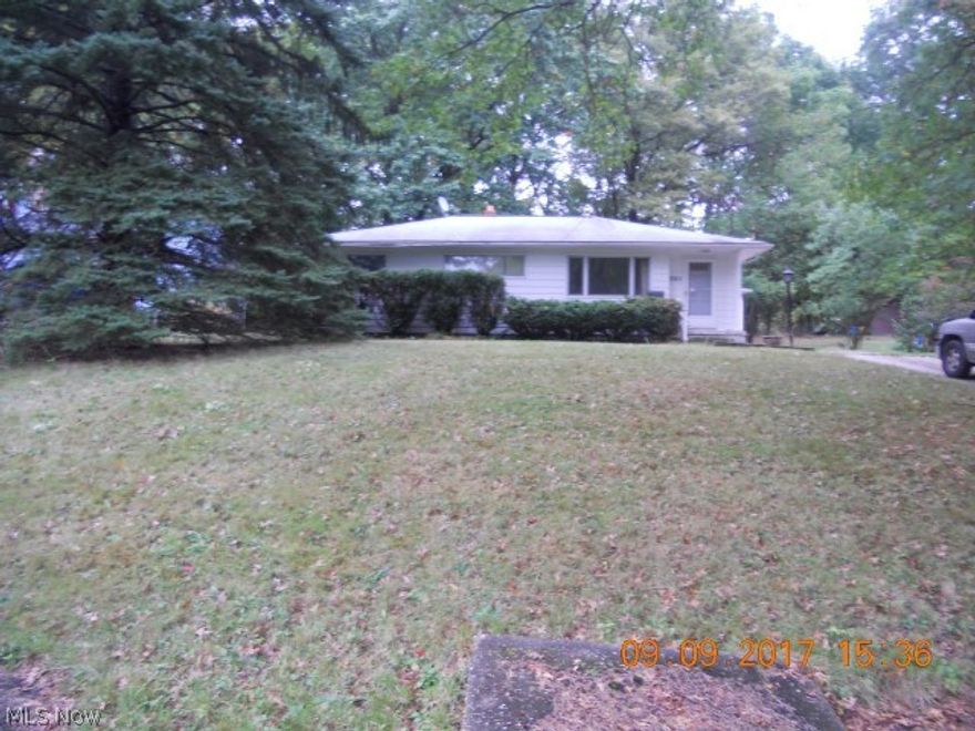 Quaint  3 bedroom, 1 bath ranch on quiet park like setting.  This home boasts a 2 car detached garage, oversized lot and lots of storage. Selling as is. Proof of funds with all offers. Buyer responsible for any inspections and repairs needed. VA does NOT allow contingencies and escalation clauses. VA Addendum’s are required. Seller does not pay title costs. Please note that the seller is Secretary of Veterans Affairs. Property was built prior to 1978 and lead based paint may potentially exist. "Possible discoloration exists. All parties must sign a Hold Harmless Agreement and the property will be shown by appointment only".