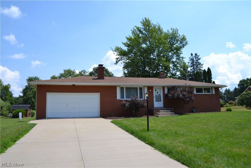 NEWLY UPDATED Three Bedroom Ranch in Canton South!  Fresh Paint Throughout.  New Carpeting Installed.  Central Air.  Huge Eat-In Kitchen with New Cabinets, Counters, Flooring, Pantry, Sink and Light Fixtures.  Family Room and Living Room (with Wood Flooring) BOTH have a Fireplace!  Oversized Dining Room Could Also Be Used as Play Room or Office.  New Full and New 1/2 Baths Updates Including Tub, Toilet, Sink, Flooring and Paint.  All Bedrooms on the Main Floor - Two Large Closets in One of Them.  Finished Lower Level Media/Play Room and Bonus Room, Glass Block Windows, Newer Hot Water Tank and Updated Electric.  Oversized Two-Car Garage with Built-In Cabinets and Hot and Cold Water.  Large Shed for Tools and Toys!  Shows Great - Light and Bright - And CLEAN!