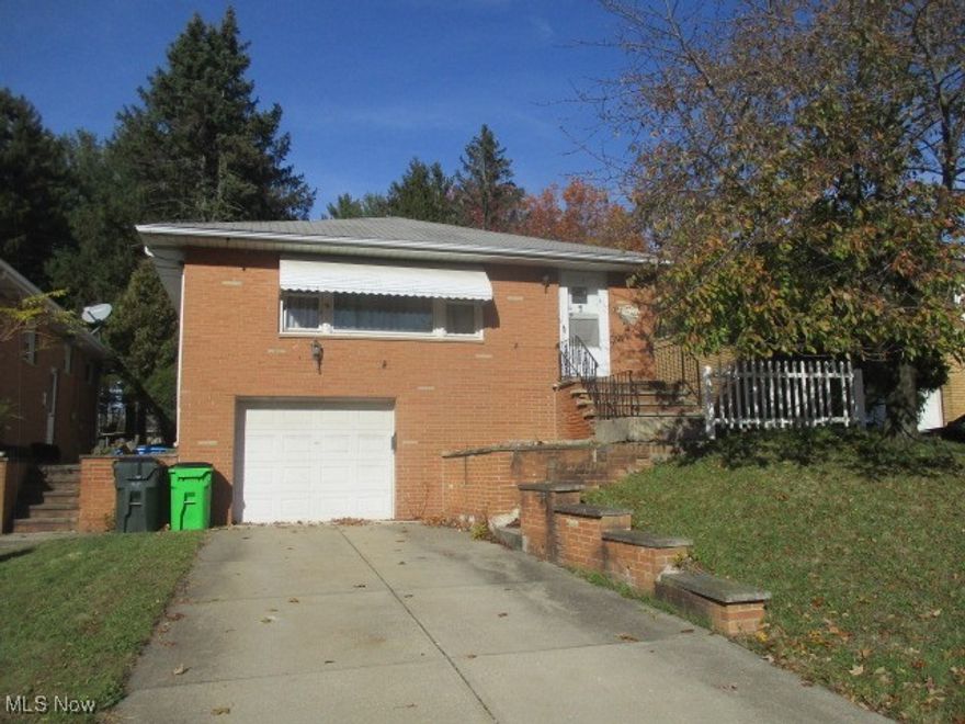 Brick and aluminum raised ranch with a one car attached garage. Spacious living room with dinette. Eat in kitchen. Partially finished basement. Attached garage. Central Air, Younger replacement windows, Deck, plus a deep back yard.