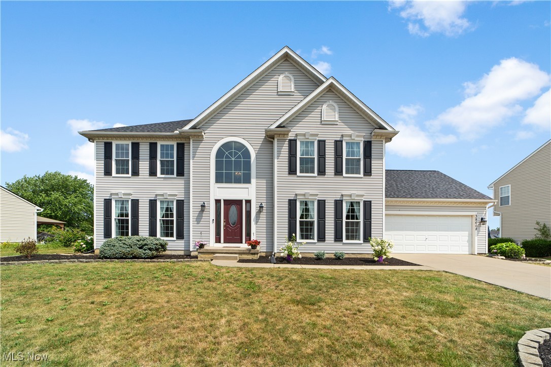 Welcome to your dream home in the highly sought-after Meadow Lakes community! This meticulously maintained Colonial is one of the largest models in the neighborhood, offering a generous 2,766 sq ft of living space above grade—plus endless potential in the lower level! Situated on a premium .389-acre fully fenced lot, this home stands out. With its spacious yard, patio, and play set—perfect for outdoor fun and entertaining. Inside, you'll find 4 large bedrooms, 2 full baths, and 1 stylish half bath that has been recently remodeled, along with a luxurious primary suite bath renovation you’ll love. The entire home is filled with natural light, updated lighting fixtures, fresh paint, and modern ceiling fans. The gourmet kitchen is a showstopper with granite countertops (premium edge!), a center island breakfast bar, and an abundance of cabinet and storage space. The Moen touchless faucet was installed in 2025. All smart technology kitchen appliances are from 2023-2025. The thermostat is also smart technology—effortless convenience at your fingertips! This home has been updated with major mechanicals for peace of mind, including a new roof (2024), new energy-efficient furnace (2025), and hot water tank (2023). Plus, energy-efficient windows and doors have been recently replaced (2023-2025) for added comfort and efficiency. With eye-catching curb appeal and multiple architectural elevations, this home truly has it all—space, style, updates, and a prime lot in a wonderful neighborhood. Don’t miss this opportunity to make it yours!