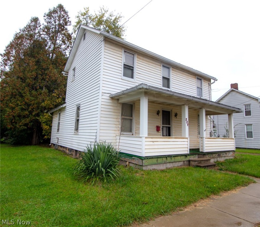 ONLINE ONLY AUCTION - “Fixer-Upper” - Two-Story Home With Two-Car Garage - Lisbon, Ohio - ABSOLUTE AUCTION, all sells to the highest bidder Online Only. ONLINE BIDDING STARTS: THURSDAY - NOVEMBER 18, 2021 - 1:00 PM and ENDS: MONDAY - NOVEMBER 22, 2021 - 1:00 PM. Two-story, two-bedroom, and one-bath home having hardwood floors, living room, kitchen, and dining area. Full basement with breaker electric service and gas available at the street (no furnace in-home), city water, and sewer. Corner lot size 45’ x 180’ and current taxes $1,505 per year. Located on the Greenway bike trail. Home ready for updates, check it out! TERMS ON REAL ESTATE: 20% down auction day, balance due at closing. A 10% buyer’s premium will be added to the highest bid to establish the purchase price. Any desired inspections must be made prior to bidding. All information contained herein was derived from sources believed to be correct. Information is believed to be accurate but not guaranteed.