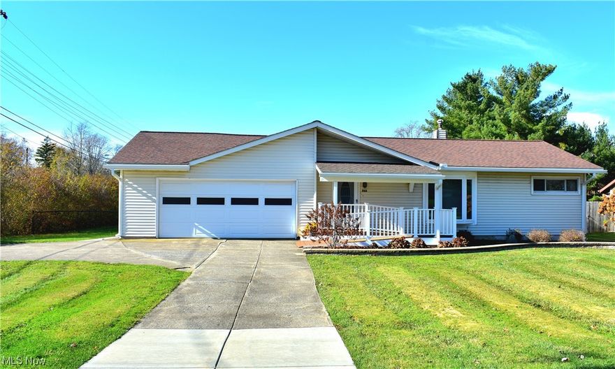 Find your new home in Brunswick!  Enjoy first floor living in this stunning 2 bedroom 2 bath ranch.  This accessible home sits on a half acre corner lot.  The generously sized living room has newly refinished hardwood flooring and a large bay window with power blinds.  The oversized eat-in kitchen has plenty of storage and counter space, and has newly installed waterproof laminate plank flooring.  Both bedrooms have newly installed carpet. The first floor laundry is conveniently located off the main floor bathroom.  Step inside the tiled shower to enjoy water warmed by the newer tankless hot water heater.  Enjoy entertaining in the huge rec room, complete with built-in bar, refrigerator and microwave. The basement also features a bonus room with a walk-in closet, a full bathroom, glass block windows, and nature stone flooring throughout.  Evenings on the generously sized deck will feel private as you enjoy the spacious, fully fenced in yard.  Furnace and A/C units were replaced in 2017.  Enjoy peace of mind with the included 1-year America's Preferred Home Warranty.  This home is located near Brunswick's main shopping on Rt 303, rec center, schools and I-71.