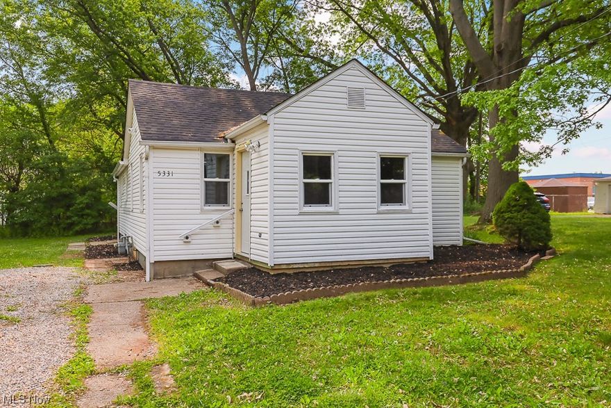 Welcome to this wonderfully renovated Ranch home located at 5331 Ridgewood st. Lorain, OH 44055. This cozy home is nestled in the heart of Clearview school district and offers a good deal of privacy with no immediate neighbors. Within the home there are 3 solid bedrooms and a great bathroom, all of which offer a new and clean feeling. The renovated kitchen includes new cabinetry, countertops flooring a light fixtures all of which are complimented by the new stainless steel dishwasher and matching stainless steel range hood. The back entrance offers a covered deck with fresh paint provides a great outdoor enjoyment area. Along with new flooring and paint, major upgrades include a brand new roof, a brand new furnace, brand new windows, and a brand new water heater. This home is truly move in ready.
