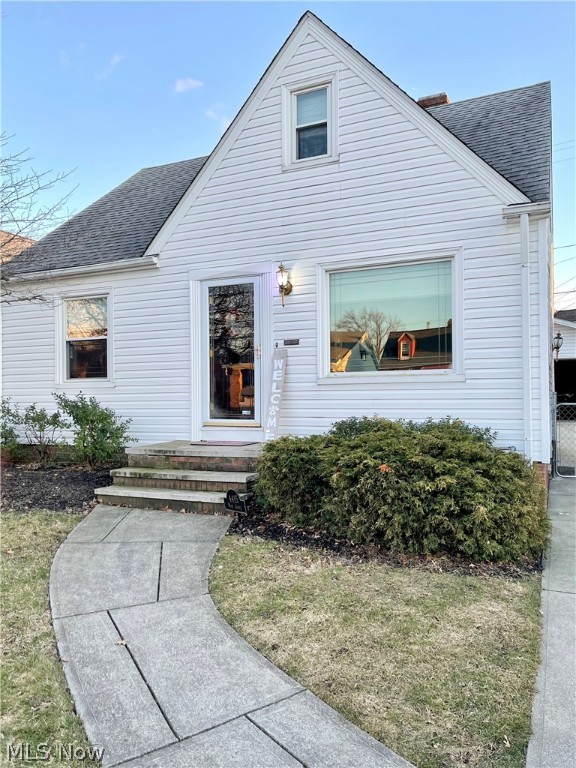 This lovely Cape Cod centered in the heart of Parma has so much to offer inside and out. The custom skylight window fills the kitchen with tons of light! This bright and airy kitchen offers custom, dimmable LED lighting, custom vinyl clad cabinets, Corian countertops, beveled glass lighting fixtures that coordinate throughout the home. The family room’s huge picture window provides the perfect day lighting, crown molding with hidden dimmable LED lighting provides custom night time ambient lighting. Large master with loads of storage and multi-functional loft area. State of the art tank-less water heater, Outside boasts an oversized 2.5 car garage with opener, newer cement pad, newer vinyl siding and roof, updated landscaping.