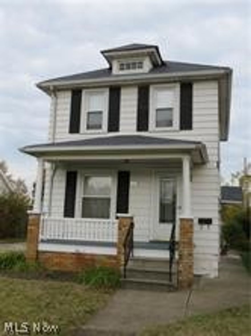 Nice sized colonial with lots of space.  Three bedrooms with one bath off of the kitchen and a second comode in the basement. 
 Original woodwork.  First floor bathroom remodel 2023.  Garage roof 2023.  Pictures are from 2020 before tenant moved in.  Per the previous seller, glass block windows with vents. Electrical panel updated. Hot water tank 2012. Sump replaced 2016. Newer thermostat. 2 window AC unit is included with home.