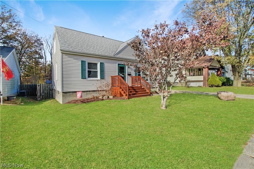 Comfortable stylish updated Cape Code. Beautiful hardwood floors featuring freshly painted interior for your comfort. Updated kitchen, new stainless steel appliances, and affluent ceramic floor. Enjoy the newer lighting package along with the oversized second-floor master bedroom. Full-size bath featuring newer ceramic tub surround, newer vanity and much more. Enjoy the lower level warehouse-style recreation room, oversize laundry and plenty of storage space. Full-size two-car garage, rear fenced in yard with endless possibilities. Relax on the newer front deck or back patio. Updated roof, siding, windows, HVAC, and much more. Conveniently located to all schools, parks, shopping and Rt. 8. Don't wait too long as this home will not last.