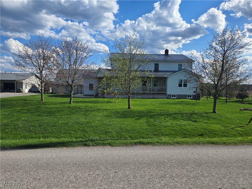 What is better than one house? What about two! Welcome to this beautifully updated 6-bedroom, 2-bathroom home that perfectly blends comfort, functionality, and rural charm. Featuring a convenient first-floor primary bedroom, this spacious residence is move-in ready and waiting for your personal touch. Recent upgrades include new flooring (2021), all-new windows, a brand-new roof (Oct 2023), and a water softener (2024) offering peace of mind for years to come. Both bathrooms have been stylishly renovated, and the entire home shines with thoughtful care and modern updates. Love animals? You'll appreciate the fenced-in space (2020), perfect for pets or hobby farming, plus a 40x40 horse barn (updated 2018) with 4 horse stalls and 1 tie stall ready for your equine companions or additional storage. This home offers the perfect mix of indoor comfort and outdoor lifestyle?schedule your showing today and see just how ready this home is for you to move right in.