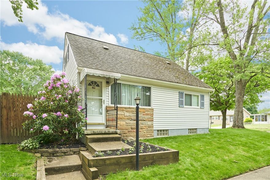 Having the advantage of the same owner for over 50 years, this Cape Cod is an extraordinary find. Meticulously cared for and move in ready, the interior has been freshly painted in soothing colors from top to bottom. In 2024 the kitchen was updated with countertops and backsplash, the full bath completely remodeled, and all new flooring installed on the first floor and Rec Room in the lower level. The furnace was replaced in 2021and hot water tank in 2024. The central air is approximately 10 yrs old. Electric and plumbing updates 2025. Featuring 2 first floor bedrooms, 2 second floor bedrooms and a nicely sized rec room, this home provides the space you have been looking for. A peaceful yard with partial privacy fence is also part of the charm you will enjoy on summer evenings. You will have plenty of room for cars and outdoor toys in the detached 2+ car garage. Finding a home that has been this loved is not easy so don’t miss out. Call your favorite Realtor for your private showing today.