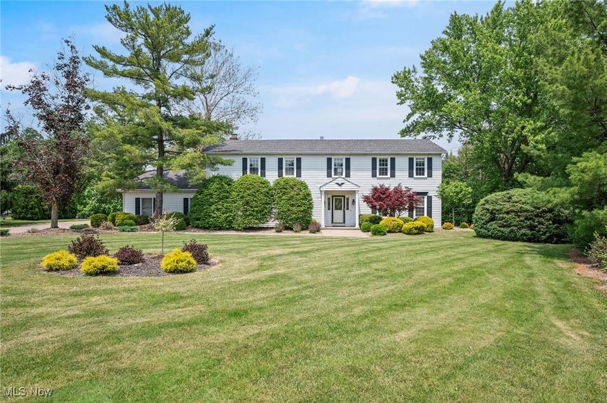 This spacious Colonial is located on over .74 of an acre cul-de-sac property in Hinckley’s sought-after Brookside Estate neighborhood. With over 2,964 sq ft, 5 generously sized bedrooms, and 3 full baths, including a 1st-floor bedroom that could also function as a home office, this home offers both flexibility and comfort. The main level includes a formal living room and dining room, eat-in kitchen, and family room with wood-burning stove and access to a low-maintenance Trex composite deck, ideal for outdoor entertaining. A 1st-floor laundry room adds everyday convenience. Upstairs, the expansive owners' suite features its own fireplace, a walk-in closet, and a private en-suite bath with a soaking tub and separate walk-in shower. Additional highlights include a parital basement with lots of potential, side-entry 3-car garage, shed, and fenced-in backyard. The owner has completed many improvements over the years, including: Installed a Trex deck, replaced driveway and added extra parking pad, replaced flooring, installed a wood-burning stove, a wood fence, alarm system, and more. Recent updates include: Sump pump (2025), humidifier (2023), attic fan (2024), furnace and A/C (2013), and a newer water heater. A list of improvements is available upon request. INCLUDED are ALL kitchen appliances, washer/dryer, and window blinds throughout. Conveniently located near I-71, I-271, I-77, Cleveland Metroparks Hinckley Reservation, Mill Stream Run Reservation, plenty of shopping and restaurants, and other local attractions. This home is a must see!