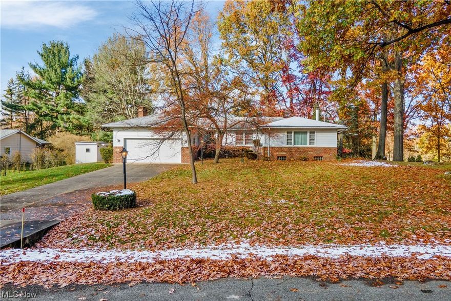 What an opportunity! Built in 1961, this lovingly maintained ranch home has only had one owner. The original hardwood flooring is immaculate, and the original cast iron tub has just been refinished. This unique family home sits on three parcels, which total one acre. The family spent many fun filled years enjoying the property. Sled riding was among one of their favorite uses. Mature trees create such a beautiful outdoor view. In addition to the large family room fireplace, there is a wood burning stove in the basement. This home is well built, well maintained, and ready for it's new owner. Home is back on the market due to buyer getting "cold feet," no fault of the seller. Hurry! You won't want to wait. Call your favorite agent to schedule a showing today!