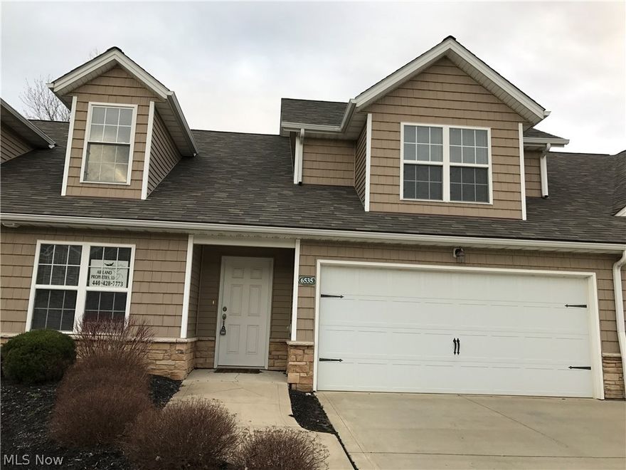 Open large 4 bedroom, 2.5 bath condo with den and vaulted ceilings. Large walk-in closets in most bedrooms. A/C, attached 2 car garage and patio.