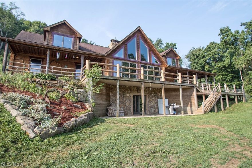 Division Of Interest Auction - Auction #1: Rustic Custom-Built Home On 17 Acres - Built In 2000 – 5 Bedrooms – 3.5 Baths - Shop/Livestock Barn – Pond - Auction #2: Approx. 60 Acres Wooded Land - Offered In 2 Parcels Bidder’s Choice - Springfield Twp. – Jefferson Co., OH – Edison LSD - All sells on location: SATURDAY – MARCH 16, 2019 – 11:00 AM. AUCTION #1: Features a custom-built log home built in 2000 and situated on 17 acres. Beautiful hillside setting overlooking wooded valley with pond and shop/livestock shed with small pasture. Home is very spacious and needs some finishing work. Main floor has a great room w/ cathedral ceiling and stone fireplace w/ waterfall, applianced kitchen w/ island, owner’s suite, laundry, and den. Second story has 3 bedrooms, 1 full bath, and loft. Walkout basement with Superior poured concrete foundation, 2 heat pumps, outdoor wood burner, AC, and stone fireplace. Wraparound porch, 3-car attached garage, and concrete driveway. Shop is approx. 30’x50’ w/