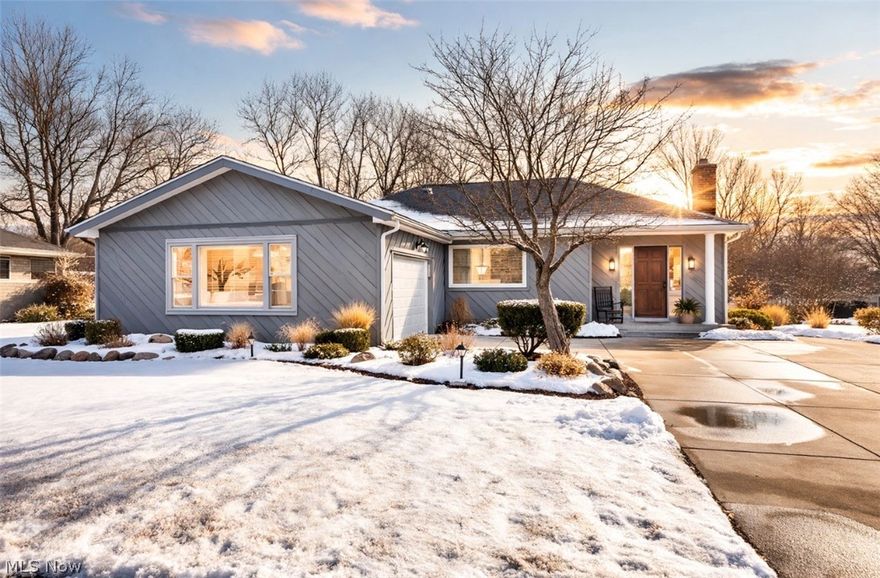 Looking for something unique? This spacious, fully updated ranch offers 3 bedrooms, 3 full baths and 1 half, and true single-floor living, all wrapped in distinctive character. Just off the entry, a versatile flex space sets the tone—perfect for a home office, coffee bar, creative studio, or entertaining lounge, allowing the layout to adapt to your lifestyle.

The main level features two bedrooms, including a private owner’s suite with a double tray ceiling, glamour bath with double vanity and walk-in shower, and a sitting area with direct outdoor access. A second main-floor bedroom includes its own private bath with a jetted tub, ideal for guests or flexible living needs. The living room showcases soaring vaulted ceilings and flows seamlessly into a bright eat-in kitchen filled with natural light and outdoor access—perfect for everyday living and entertaining.

The fully finished lower level expands the home’s versatility with a complete living suite, featuring a third bedroom, full kitchen, living area, and full bath—ideal for multi-generational living, extended guests, or private accommodations. Outdoors, enjoy a cobblestone walkway leading to an in-ground pool, tranquil fish pond, and shed area—creating a private backyard escape. Additional features include a newer roof, hot water tank, sump pump, electrical, and more. Inquire while it lasts!