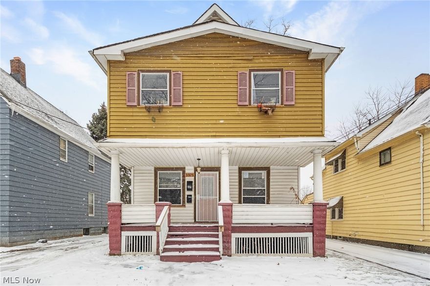 Welcome to this clean 4 bedroom, 2 bathroom duplex located in Newburgh Heights! There is a 3rd floor that could be finished as well. The UP unit is rented for $950/month on a month to month lease. The DOWN unit was recently vacated, renovated and is now ready to rent for a similar amount. The exterior has vinyl siding, vinyl windows and the roof is in good shape. Newburgh Heights has a Point of Sale inspection and the buyer will assume the violations here with the largest item being a new garage to be constructed as there currently isn't one. This will add great value to the home and allow for stronger rents for each unit with that parking addition. Come check out 3978 E 55th in Newburgh Heights today!