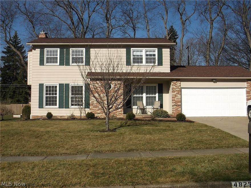 Welcome to your new home!  You will fall in love with the warm hardwood flooring throughout, the soft tones of the wall coverings, and the comfort of a three season room and extra large main bedroom.  With updated appliances included this kitchen also has tile flooring and an eat in area.  The rear yard is fenced and includes a patio with a fire pit to enjoy those quiet evenings with family and friends.  A 2 car garage and a full basement that could be finished to add additional living space in the future.  Fantastic area close to all amenities, shopping and highway access.