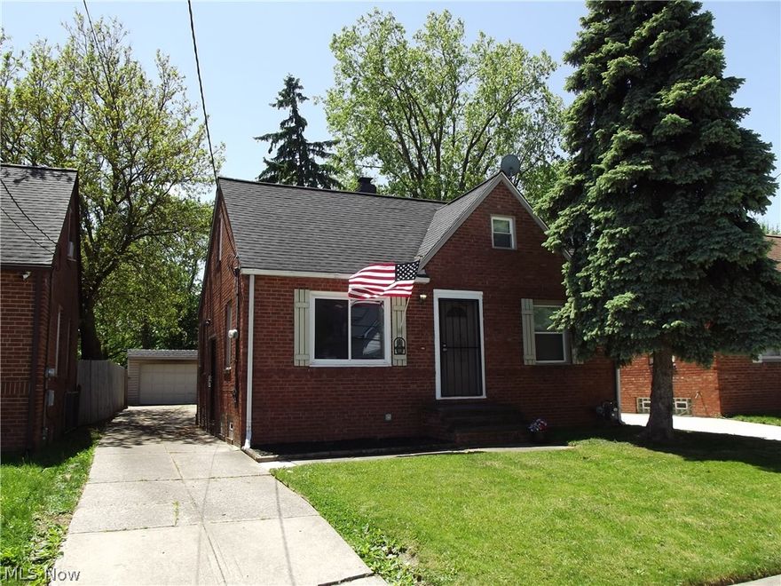Super Nice Brick Bungalow!! Move-In Ready!!  Remodeled Top to Bottom, 4 Car Garage, Concrete  Driveway, Full Basement, 3 Bedrooms, 1.5 Baths, Everything Detailed Down to the Last Inch * Brand New in 2024:  Inside of House Cleaned & Painted Top to Bottom, Carpet Through Out Entire House, 4 Black Security Storm Doors, 8 Lock Sets, 4 Ceiling Fans - Each w/3 Lights, Bathroom Vanity & Sink Top w/Moen Faucet, Mirrored Medicine Cabinet, 6 Light Bathroom Fixture, 8 Window Blinds, 3 Sets of Curtains, Moen Kitchen Faucet, Kitchen Sink Light, Oil Paint & 20 Handles on Kitchen Cabinets, 9 Garage Lights, Attic Front Window, 3 Smoke Alarms, 1 CO2 Detector * House also has:  Dimensional Style Shingle Roof w/Complete Tear Off, Chimney Tuck Pointed-Painted-Capped, No Exterior Maintenance!!  A 16’x10’ Deck,  11 Vinyl Replacement Windows , Concrete Driveway, Big Fenced-In Back Yard, Ceramic Tile Floors in Kitchen & Side Door Hall/Stairway & Bathroom & Bathtub Surround Area, Master Bedroom Walk-in Closet(12’ x 5’), Plus 4 Other Closets, Stove, Washer & Dryer, 3 Motion Lights * Very Clean Finished Basement has 7 Glass Block Windows, 4 w/Vents, A Rec. Rm. (26’ X 11’),  & other half of Basement has a Laundry Room w/Washer & Dryer;  Furnace, Hot Water Tank, 100 Amp Panel; Half Bathroom is 7’ x 6’(w/ Shower Drain Already Roughed In), And A Bonus Room(12’ x 8’) * 4 Car Garage (36’ x 19’) w/ Vinyl Siding, Man Door, 113 ’of Shelving, 9 Interior Lights, 8 Outlets, Sub Panel, & Motion Light * Nice Street & Neighborhood, 2 minute walk to Crossburn Park: 2 Tennis Courts, 2 Basketball Courts, Baseball Field, Big Jungle Gym, Swing Set, Benches, Big Field Area, etc.