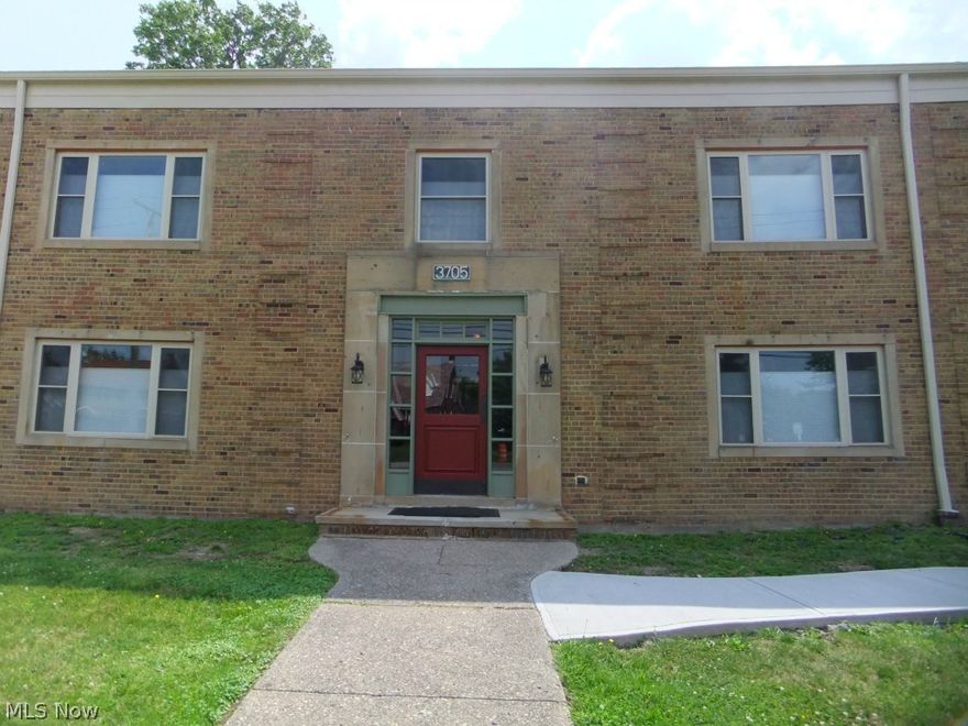 Welcome to the new look at 3705 Rocky River Drive. The entire building has been renovated and very energy efficient. This is one of the larger units away from the street. New windows on three sides of unit: A/C, furnace, electrical and gas are new as well. Kitchen has window for natural light. Separate dining room. Amazing hardwood floors throughout except kitchen and bath. New kitchen has granite, disposal and new appliances.  New  bathroom  with tub,  shower and frosted window.  Tons  of  storage in unit plus storage locker in building. Garage parking with remote attached to building plus guest off-street parking. Secured building with intercom, laundry on site, picnic area and wide hallways. Come and see this amazing staged unit! You will NOT be disappointed! No smoking allowed anywhere within the property. No Pets will be permitted. No section 8 will be accepted.