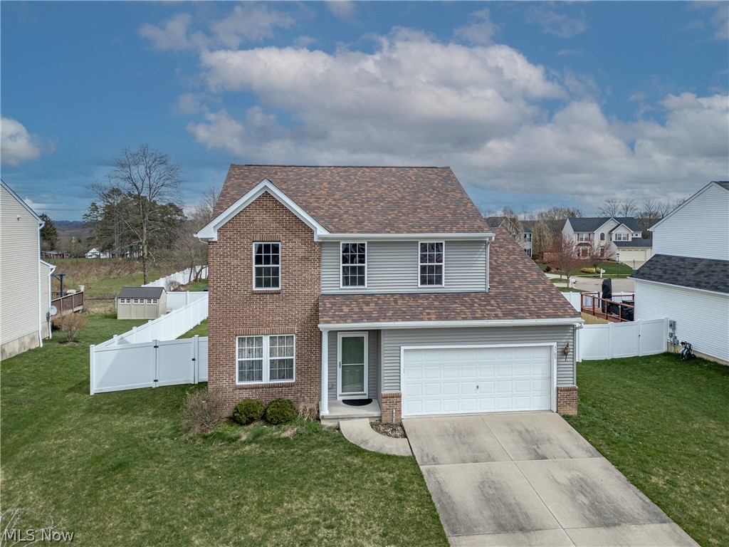 Step inside this lovely Colonial in Norton! This home features 3 bedrooms and 2 full and 2 half baths. As you enter you are greeted with space that can be used as a formal dining, toy room, or home office which leads to the spacious living room with 9’ ceilings. The kitchen has freshly painted cabinets, a pantry, an eat-in dining area, and a sunroom overlooking the backyard. The garage leads right into the laundry area off the kitchen for easy access. There is also a half bath on this level. Upstairs on the second floor, you'll find the same beautiful engineered wood flooring, along with newly installed shower doors in the bathrooms. The spacious master bedroom boasts an en suite bathroom and walk-in closet. There are 2 additional bedrooms and a multipurpose spaced loft area. Head down to the finished basement, complete with a half bath, providing additional living space and unfinished space for storage. Outside you will find a maintenance-free deck—perfect for entertaining or relaxing outdoors, a fully fenced backyard, and a storage shed. The siding has been replaced, and a new roof was installed in 2017, ensuring durability and curb appeal. Other updates include a garbage disposal and, hot water tank. This home is a must-see. Schedule your private showing today!
