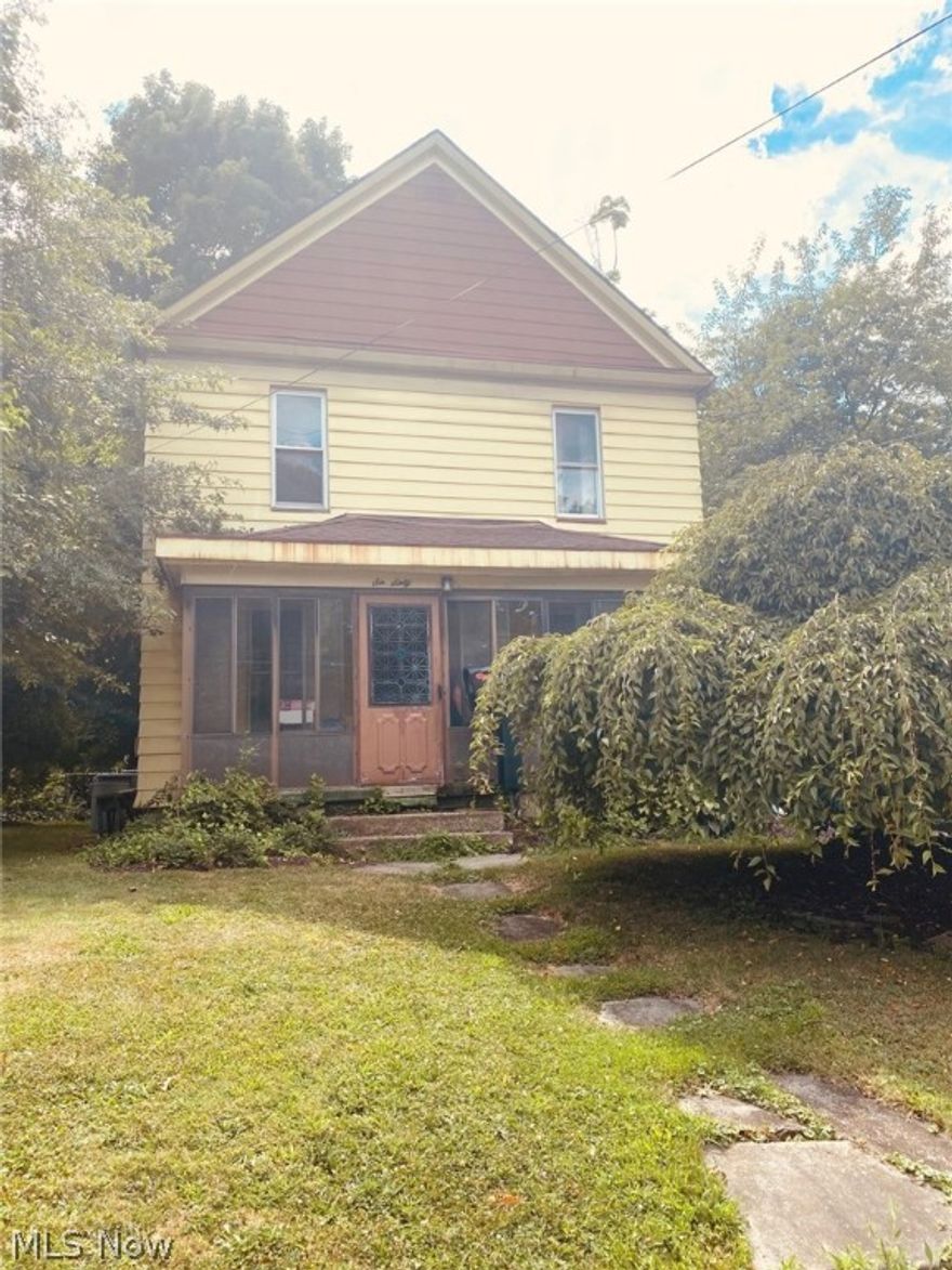 Investors take notice! This colonial style home features 4 bedrooms and a full bath sitting on beautiful lot. Over 1400 square feet of living space and a full basement. This home needs alot of TLC and waiting on the perfect buyer to work their magic. This property is a cash only property, investors get out the measuring tape and call today to schedule your personal tour!