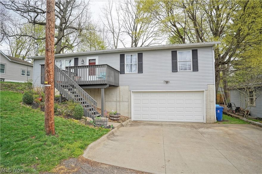 Super cute 3 bedroom, 2 bath home with a fenced in yard! Inside you'll enjoy many updates including new floors throughout the home, newly finished basement and updated baths! This home features a large eat in kitchen open to the living room. Enjoy the convenient location to the lake this summer! Home warranty included Call your favorite Realtor and schedule your appointment today!
