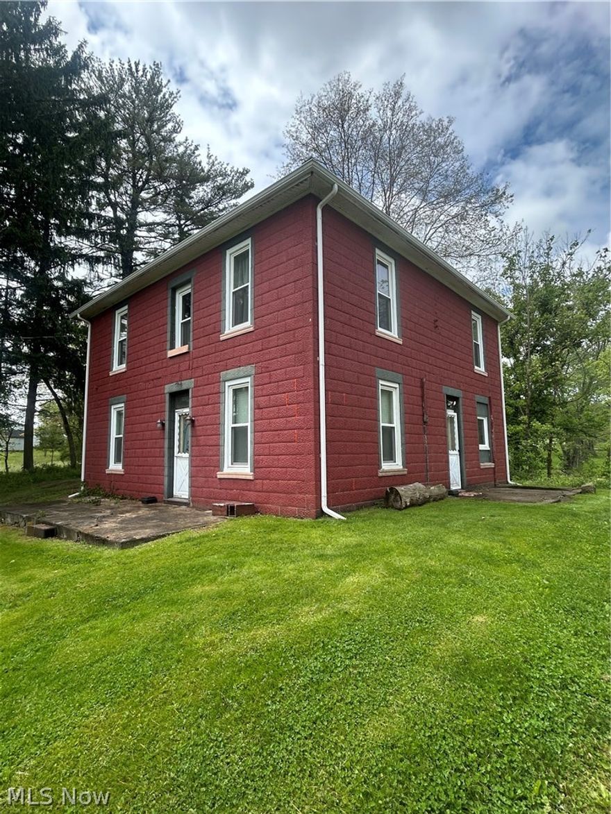 Unique opportunity to own a one-of-a-kind property just minutes from Salt Fork State Park—Ohio’s largest state park known for boating, fishing, hiking, and year-round recreation . This 4-bedroom, 2-bath block-built home was originally an old railroad station, offering character and history you simply won’t find in a typical home.
Situated in a quiet rural setting on Tyner Rd, the property provides the peaceful feel of country living while still being a short drive to Cambridge. The home has been thoughtfully updated with a newer metal roof on both the house and detached 2-car garage (approx. 1 year old), along with all new attic insulation installed at that time. Windows are only 3 years old, improving efficiency and comfort.
Previously used as a rustic retreat, this property is perfectly suited for a weekend getaway, short-term rental, or full-time residence for those who enjoy the outdoors. Located just minutes from a Salt Fork boat ramp and public water access, it’s ideal for boating, fishing, and lake life.
Solid block construction and slab foundation offer low maintenance and durability. With its unique history, recent updates, and prime location near one of Ohio’s top recreational destinations, this property presents a rare opportunity with multiple potential uses.