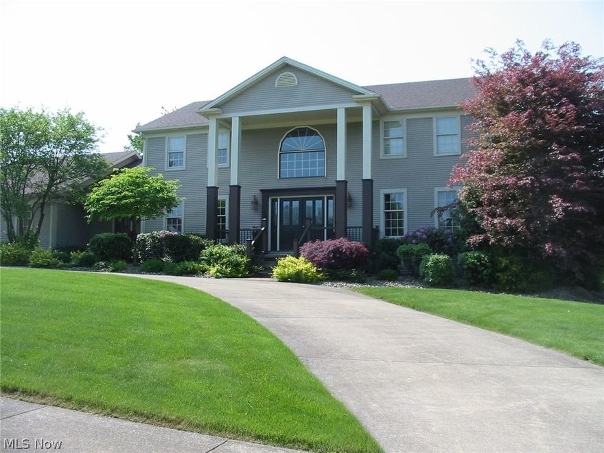 Great 2-Story Colonial, 5 bedrooms, 2.1 baths, 3 Car attached Garage plus huge Shed. Updated! Newer Roof and Furnace, Great Deck overlooking private back Yard. Stainless Steel and Granite in the Huge Kitchen with White Cabinets and Wet Bar, 2-Story Foyer with Double Doors adorns Huge Formal Living Room and Dining Room with Hardwood Floors, Crown Molding Everywhere, Vaulted Sunroom with French Doors leading to new Composite Deck. Simply Stunning! This one will go Quick!