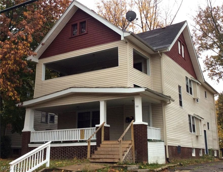 Turn-key ready, true duplex and fully rented! 2 Units, both featuring large, 3 Bedrooms, Kitchen, Dining Room,  Living Room, Oak Built-in cabinetry, bathroom and a great covered front porch any tenant would enjoy all year long! Recently upgraded features include new furnaces in both units, two updated baths, first floor new kitchen, updated flooring and paint in common areas with new front steps. Easy exterior maintenance with newer vinyl siding, glass block windows in basement and steel exterior doors. Electric and gas utilities are separate and paid by the tenants. Very convenient to bus lines freeway and shopping. Great cash flow on this easy maintenance income property, call today to see this money maker!