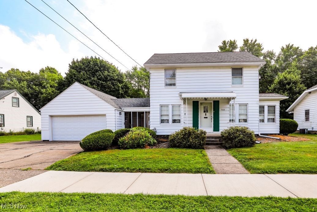Welcome to 505 Longmere Drive in "Tree City" Ohio! This well-maintained property is offered for sale for the first time in nearly 70 years! This home features 2,110 sq. ft. of living space with 4 bedrooms and 2 full bathrooms including the 1st floor primary bedroom, a large family room with wood burning fireplace and built-ins, 1st floor laundry located in the breezeway, an eat-in kitchen, a formal dining room, formal living room, and a sunroom/office or even kids' playroom. Additionally, there is a 2-car attached garage, a full unfinished basement, and an outdoor storage shed. Recent updates and improvements include; New electric service panel, meter base, and service line coming into house, main chimney rebuilt with new brick, chimney cap, flue liner, etc., Main plumbing stack replaced approximately 2 years ago, new garage door and new toilet.
This home may be a little dated, but it is in good shape and has great bones! Schedule your showing today!