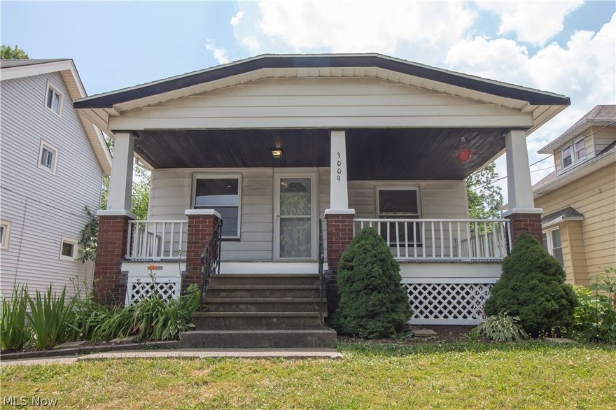 Old Brooklyn Large single-family home. 4 bedroom with 2 fulll baths.   Large front porch to enjoy your morning cup of coffee.  Beautiful hardwood floors throughout!  Freshly painted interior walls.  Brand new furnace.   On a quiet street with a private backyard.  Schedule to see this gem before it is gone.
