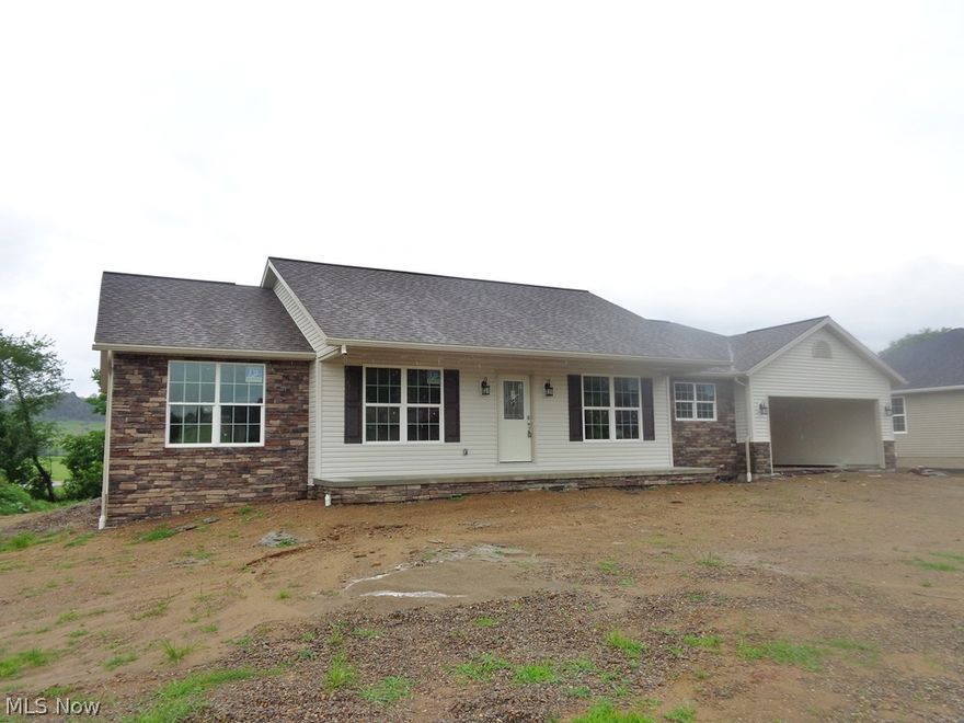 Brand New Construction by Schlabach Builders! Beautiful Stone/Vinyl Ranch in the New Kent Cove Allotment near Kent State University, 3 bedroom, 2 bath, Schrock Kitchen with center island, first floor laundry, open stairway to lower level, walk out to large rear patio, 2 car attached garage, easy access to St. Rt. 250. Taxes to be determined.