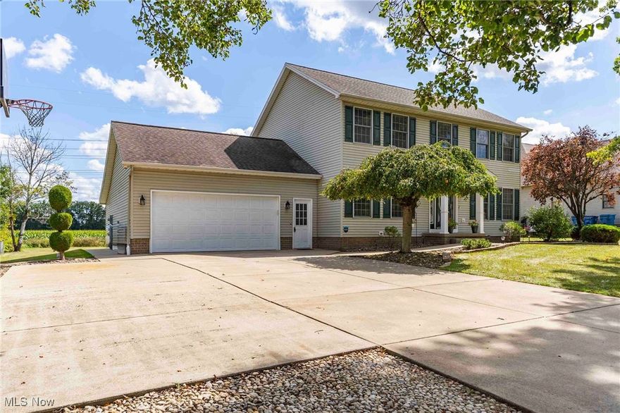 Welcome Home to your exquisitely peaceful, sun-drenched home, built for entertaining! Step into this gorgeous 4000 square foot home where comfort, peace, and style bend seamlessly. Offering 4 bedrooms, 3 and 1/2 bathrooms and a finished basement, this move in ready home is designed to impress at every turn. The open concept floor plan offers an inviting flow from the bright, airy living spaces to the chef's kitchen, complete with sleek countertops and modern appliances. The first-floor laundry adds a layer of convenience and ease of movement. The luxurious primary suite is a private retreat with spa like ensuite bath, generous walk in closet and serene views. The additional bedrooms provide plenty of space for family, guests, or a home office. Perfect for entertaining, the finished basement offers endless possibilities- from a home theater, workout studio, or game rooms. Step outside, and you'll find a private backyard oasis, ideal for gatherings or quiet evenings under the stars.