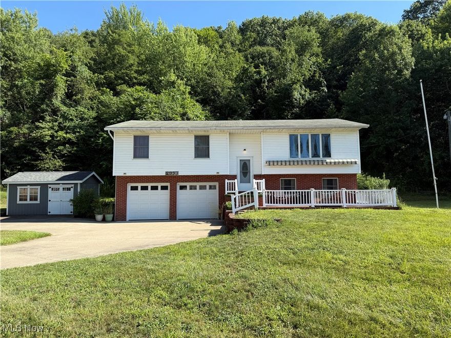 Beautiful 3-bedroom 2-bath bi-level home with an attached 2-car garage sitting back on 1.251 acres of land outside of town. Additional living area, full bath, and laundry room on the main floor. Open concept kitchen, dining room, and living room. There is a raised deck off of the dining room and an additional deck out front equipped with a retractable awning. Potential with the land behind the property to hunt and/or ride ATV’s. Roof replaced and Leaf Guard Gutters installed in 2020. Shed purchased in 2022. New Furnace in 2023.