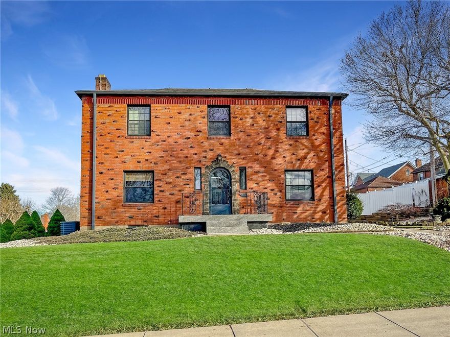 Don't miss your chance to see this 5 Bedroom, 2.5 Bath all Brick beauty.  Located in the heart of Steubenville, minutes away from the university, shopping and many other local amenities.  Upon approaching the home you will notice the stunning landscape and curb appeal.  The massive living offers lots of natural lighting, custom built-ins and a fireplace which acts as the focal point of the room.  The large eat-in kitchen offers custom built-in, perfect for cooking and entertaining.  The formal dining room is spacious which offers ample natural lighting.  The 5 bedrooms are all of good size, and the second level features 2 full baths!  Don't wait, call an agent today for a private showing!