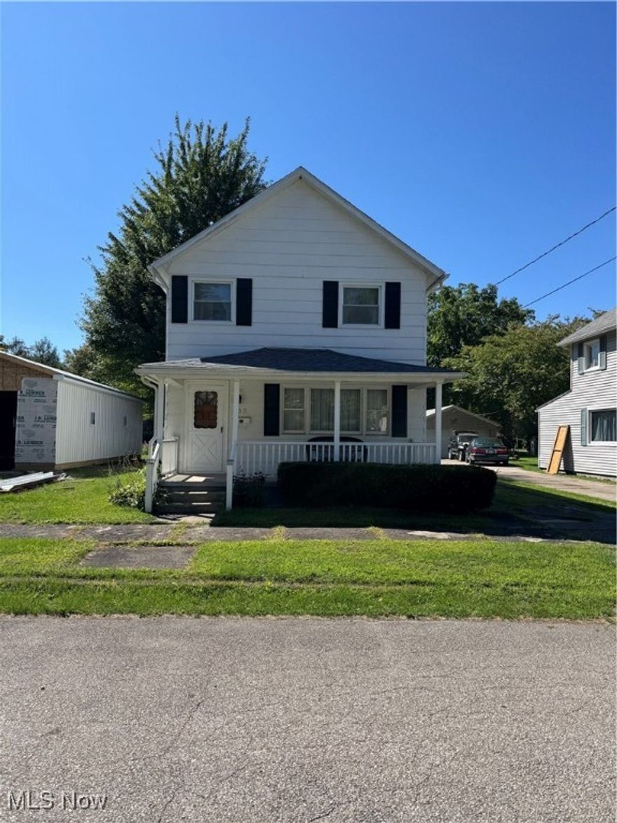 Whether you're a first-time homebuyer looking for the perfect starter home on a dead end road or an investor. This Conneaut gem is a must-see. The living room flows over to the dining room. You'll find that your kitchen has more than enough space to host your get togethers with space for extra seating. Upstairs has 3 bedrooms 2 that provide generous closet space with additional big hall closet for extra storage along with a full bath. If you like being outdoors, there is plenty of space to enjoy the quiet neighborhood in the backyard or on your front porch. Minutes from beautiful Lake Erie and the TWP park. 10x7 Shed out back for the mower and other storage.