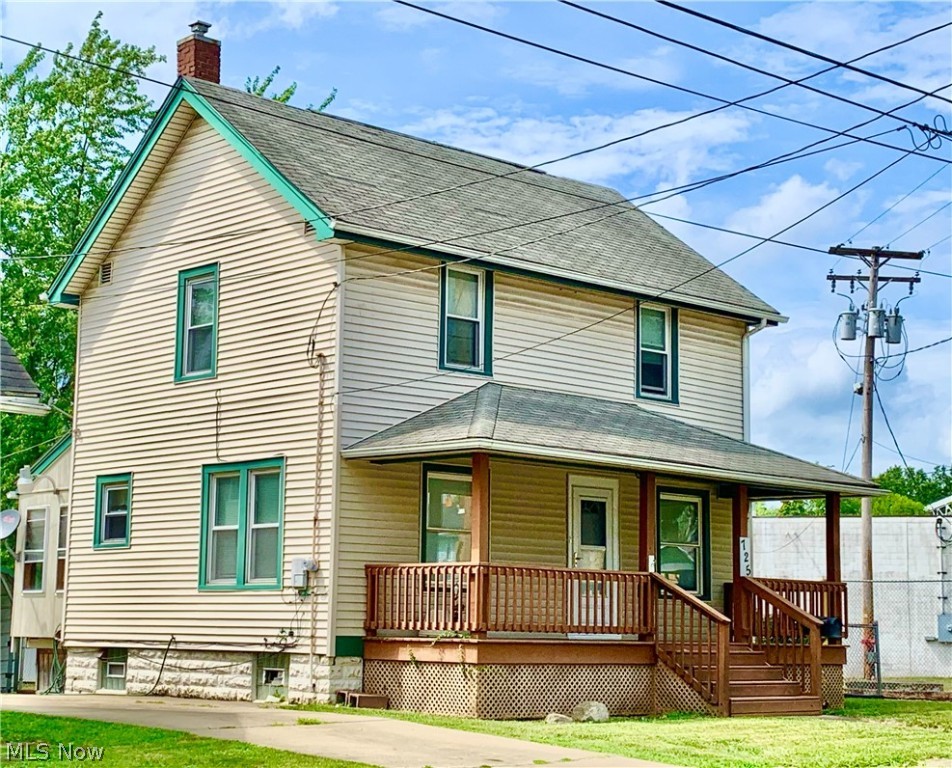 2 Story, 3 Bedrooms 2 baths. Vinyl replacement windows. Partially finished basement. Kitchen with pantry cabinet, formal dining room. Newer front porch, enclosed Back porch. Garage 12x18 has man door only. Carport and paved drive. Shed stays.