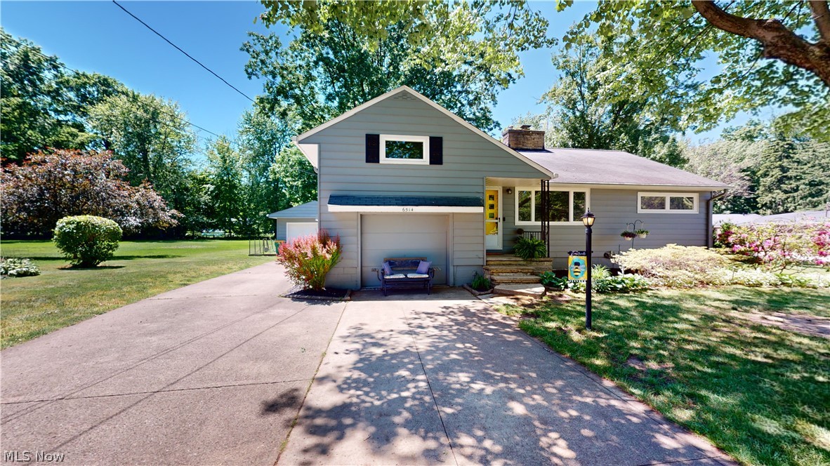 This charming 3-bedroom house in CONCORD offers the perfect blend of comfort and tranquility with its large yard that is partially fenced in for you furry friends. . Stepping inside, you're greeted by an inviting living room adorned with soft, neutral tones and large windows that flood the space with natural light. On the first floor there are 2 bedrooms and a full Bath. Up a few steps you will find the large 3rd bedroom.
The adjacent kitchen is both stylish and functional, featuring sleek countertops, modern appliances. A breakfast bar offers a spot for casual meals, overlooking the backyard through the sliding glass doors.
The original attached garage was converted into a bonus room adding a second living space with another 250 sq ft. an additional detached garage was added.
Top it off with a partially finished basement for another living space and a unfinished half with loads of storage space.
Improvements include: Windows a replaced in 2017, New Hot water tank in 2022,AC & Furnace 2005, Kitchen remodel 2023.