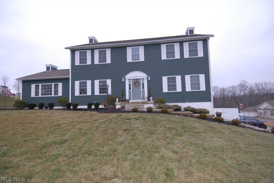 This 2 story colonial home with 5 bedrooms, 3.5 baths, offers 2 large family rooms and a large eat-in kitchen with all appliances.  This home offers 2 master suites, one on the main floor.  Screened in porch and fire pit area.